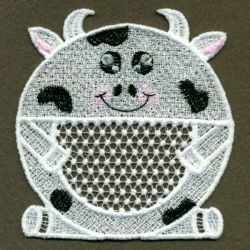 FSL Animal Mug Rug 04 machine embroidery designs