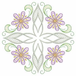 Amazing Purple Flowers 05(Md) machine embroidery designs