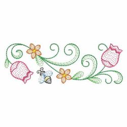 Rippled Tulip 01(Md) machine embroidery designs