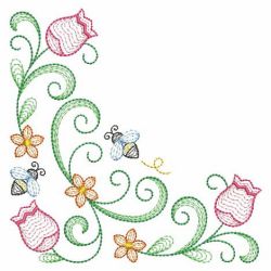 Rippled Tulip 03(Md) machine embroidery designs