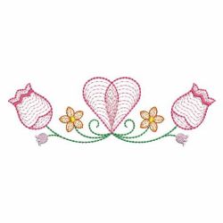 Rippled Tulip 08(Md) machine embroidery designs