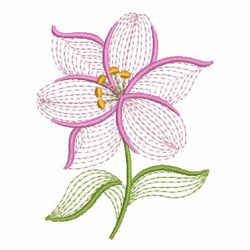 Rippled Lilies 01(Lg) machine embroidery designs