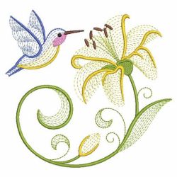 Rippled Lilies 09(Md) machine embroidery designs