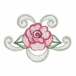 Rippled Roses 01(Lg) machine embroidery designs
