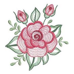 Rippled Roses 03(Md) machine embroidery designs