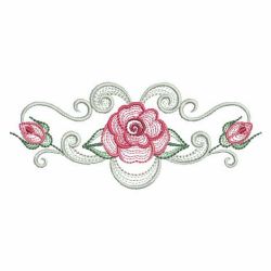 Rippled Roses 04(Sm) machine embroidery designs