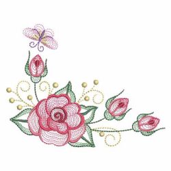 Rippled Roses 09(Sm) machine embroidery designs