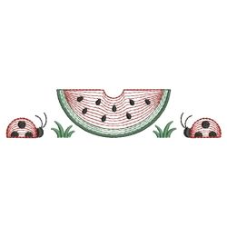 Rippled Country Watermelon 03(Sm) machine embroidery designs