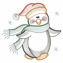 Vintage Cute Penguin 10(Sm) machine embroidery designs