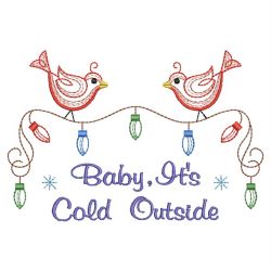 Baby Its Cold Outside(Lg) machine embroidery designs