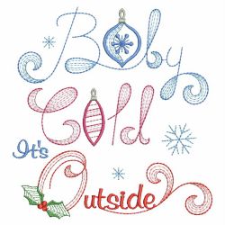 Baby Its Cold Outside 06(Md) machine embroidery designs