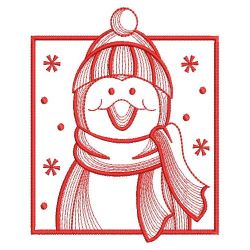 Redwork Penguin 04(Md) machine embroidery designs