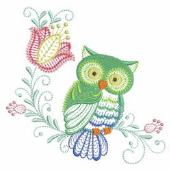 Fancy Owls 03(Lg) machine embroidery designs
