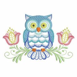 Fancy Owls 05(Lg) machine embroidery designs