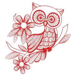 Redwork Owls 02(Md) machine embroidery designs