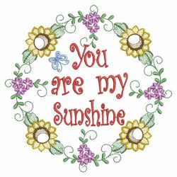 You Are My Sunshine 05 machine embroidery designs