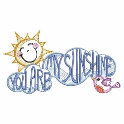 You Are My Sunshine 06 machine embroidery designs