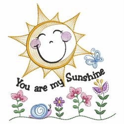 You Are My Sunshine 11 machine embroidery designs