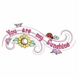 You Are My Sunshine 13 machine embroidery designs