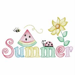 Rippled Summer machine embroidery designs