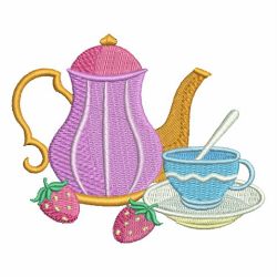Tea Time 02 machine embroidery designs
