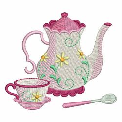 Tea Time 06 machine embroidery designs