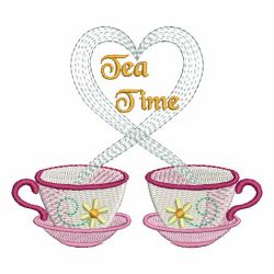 Tea Time 07 machine embroidery designs