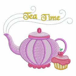 Tea Time 08 machine embroidery designs