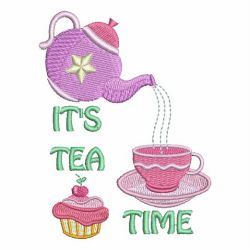 Tea Time 09 machine embroidery designs