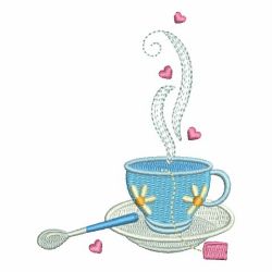 Tea Time 10 machine embroidery designs