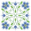 Fancy Blue Flowers 06