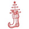 Redwork Christmas Stockings(Lg)