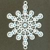 FSL Curtain Snowflakes