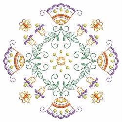 Heirloom Jacobean Flowers 02 machine embroidery designs