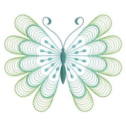 Rippled Fancy Butterflies 02(Md) machine embroidery designs