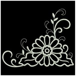 White Work Flowers 1(Sm) machine embroidery designs
