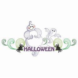 Rippled Halloween Border machine embroidery designs