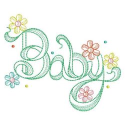 Rippled BABY 13(Md) machine embroidery designs