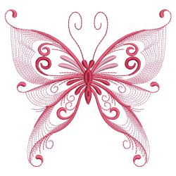 Rippled Swirly Butterfly 04(Lg)