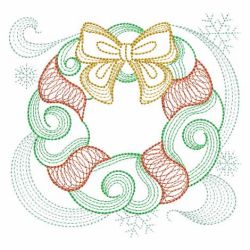 Rippled Christmas 1 12(Sm) machine embroidery designs