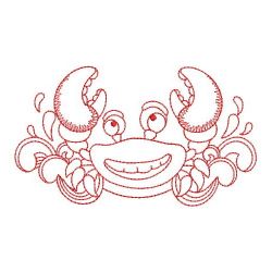 Redwork Sea Animals 05(Lg) machine embroidery designs