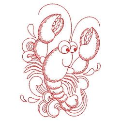 Redwork Sea Animals 09(Sm) machine embroidery designs