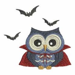 Halloween Owls 02 machine embroidery designs