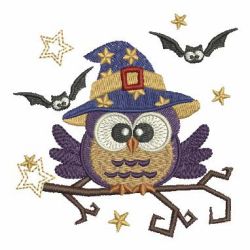 Halloween Owls 05 machine embroidery designs