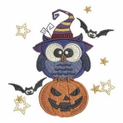 Halloween Owls 06 machine embroidery designs