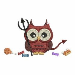 Halloween Owls 09 machine embroidery designs
