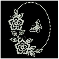 White Work Flowers 2 10(Lg) machine embroidery designs
