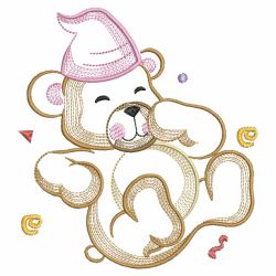 Birthday Teddy Bear 03(Lg) machine embroidery designs