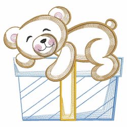 Birthday Teddy Bear 07(Lg) machine embroidery designs