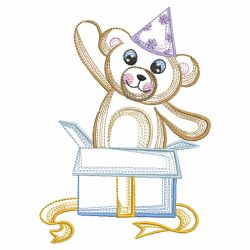 Birthday Teddy Bear 12(Sm) machine embroidery designs